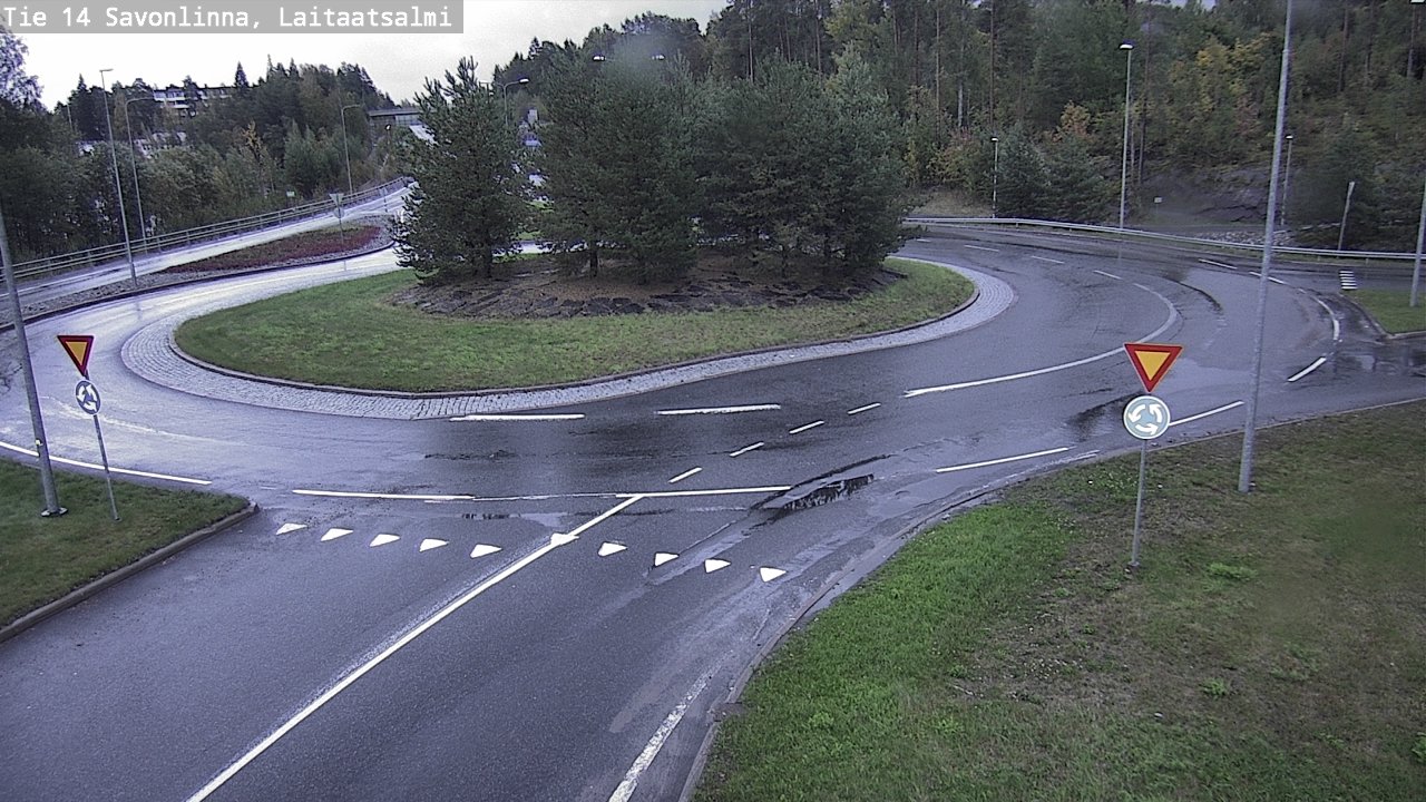 Weather Camera Image Road 14 Savonlinna, Laitaatsalmi, Savonlinna, Etelä-Savo