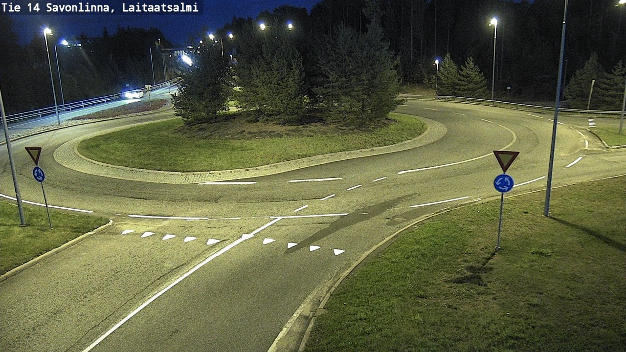 Weather Camera Image Road 14 Savonlinna, Laitaatsalmi, Savonlinna, Etelä-Savo