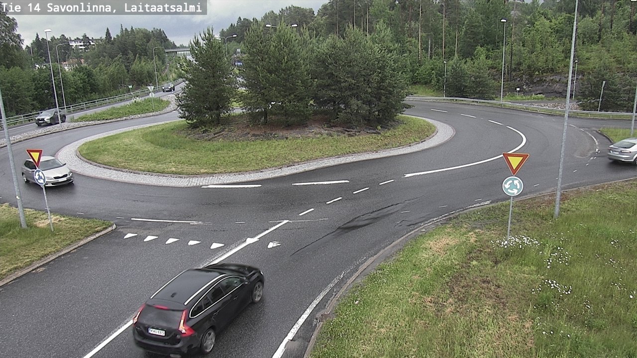 Weather Camera Image Road 14 Savonlinna, Laitaatsalmi, Savonlinna, Etelä-Savo
