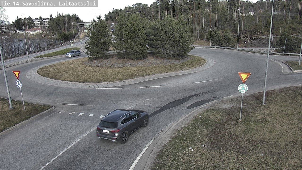 Weather Camera Image Väg 14 Nyslott, Laitaatsalmi, Savonlinna, Etelä-Savo