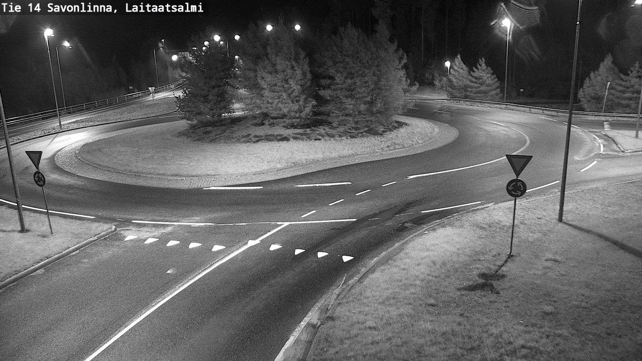 Weather Camera Image Road 14 Savonlinna, Laitaatsalmi, Savonlinna, Etelä-Savo