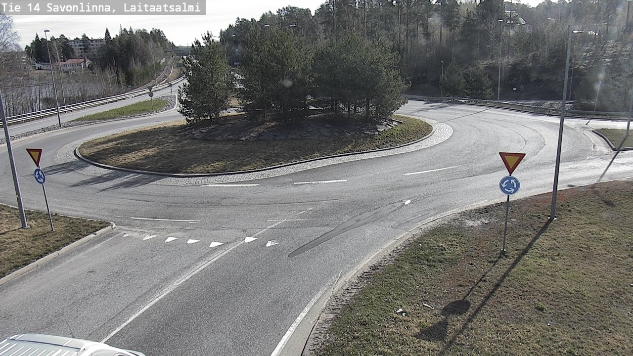 Weather Camera Image Väg 14 Nyslott, Laitaatsalmi, Savonlinna, Etelä-Savo