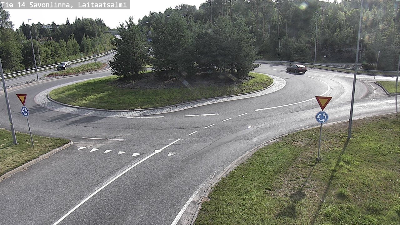 Weather Camera Image Väg 14 Nyslott, Laitaatsalmi, Savonlinna, Etelä-Savo