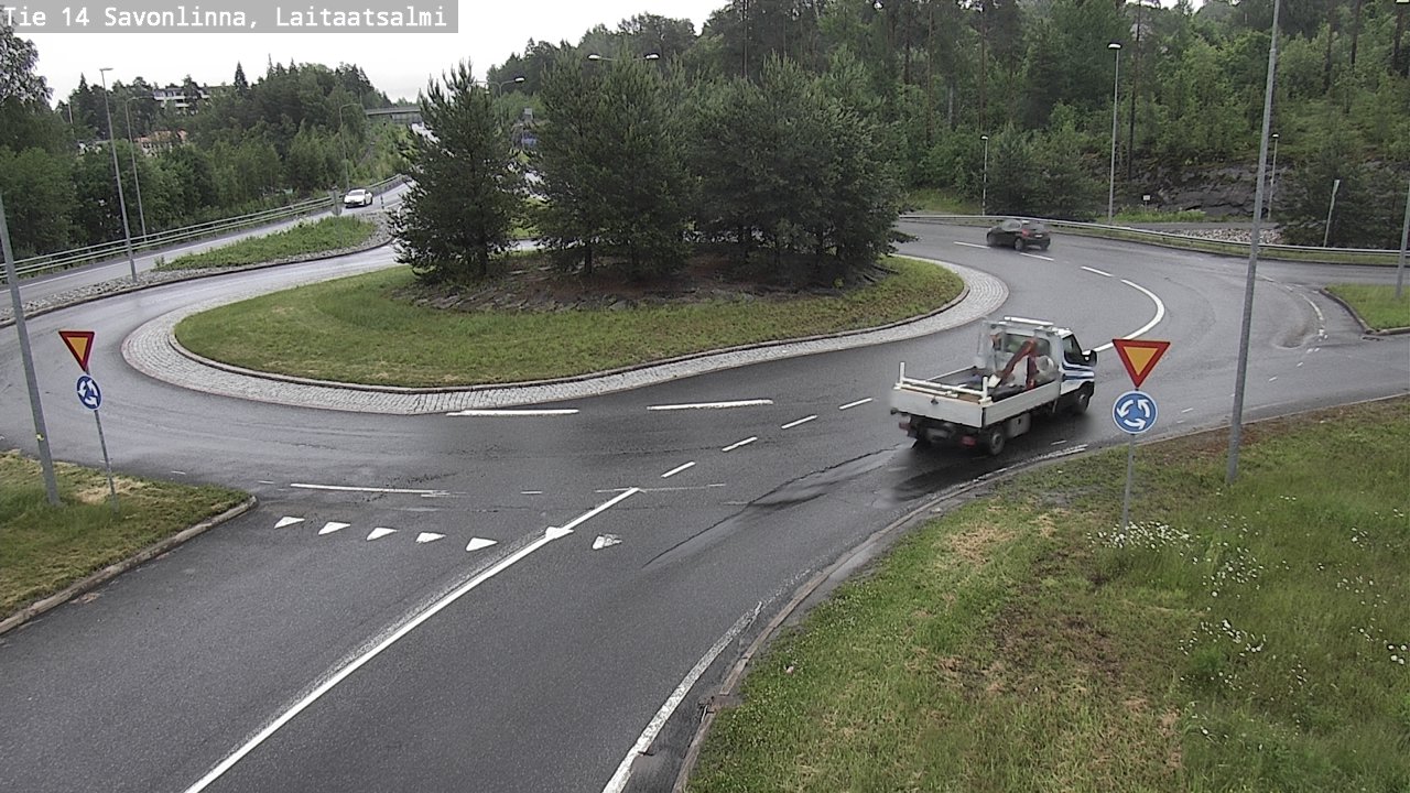 Weather Camera Image Road 14 Savonlinna, Laitaatsalmi, Savonlinna, Etelä-Savo