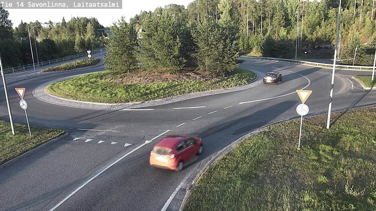 Weather Camera Image Väg 14 Nyslott, Laitaatsalmi, Savonlinna, Etelä-Savo