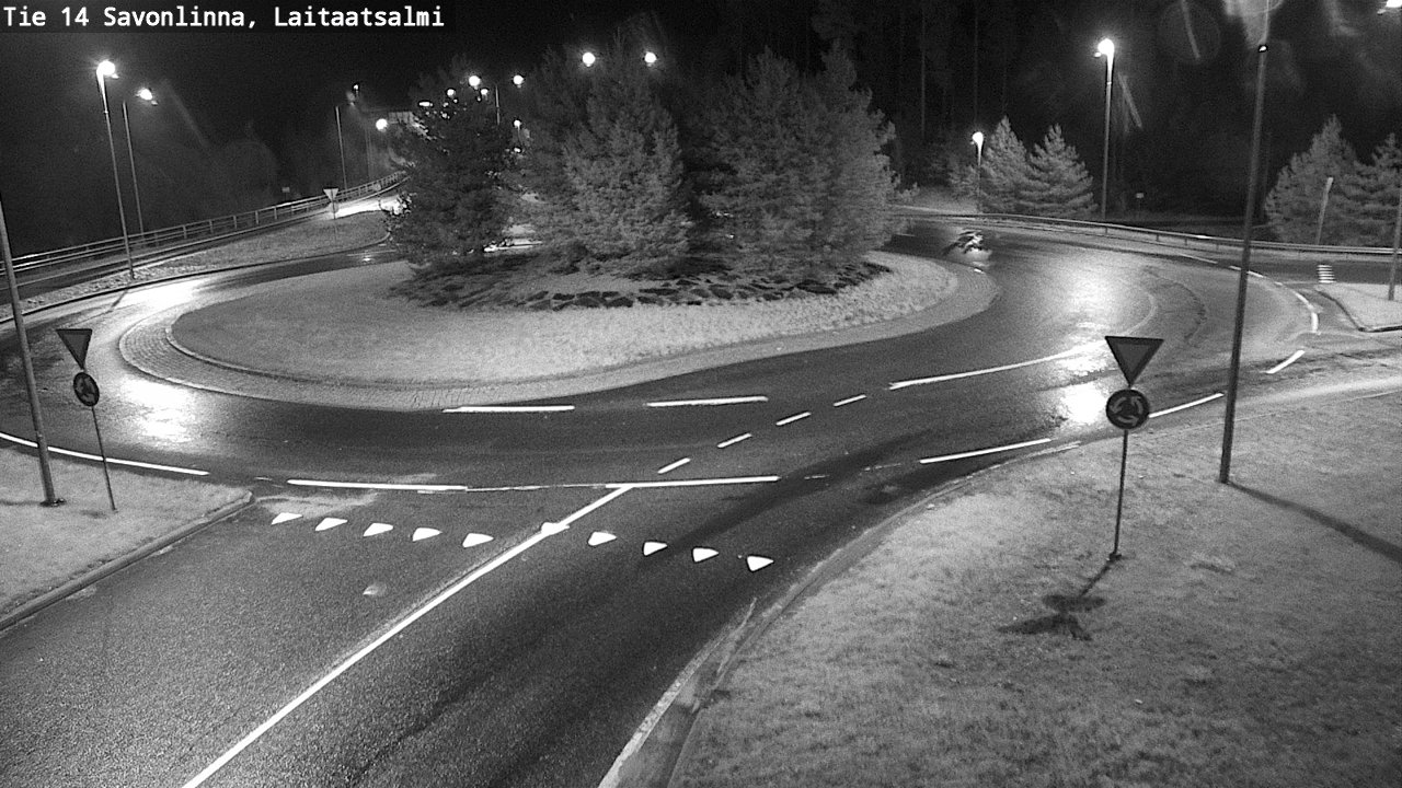 Weather Camera Image Road 14 Savonlinna, Laitaatsalmi, Savonlinna, Etelä-Savo