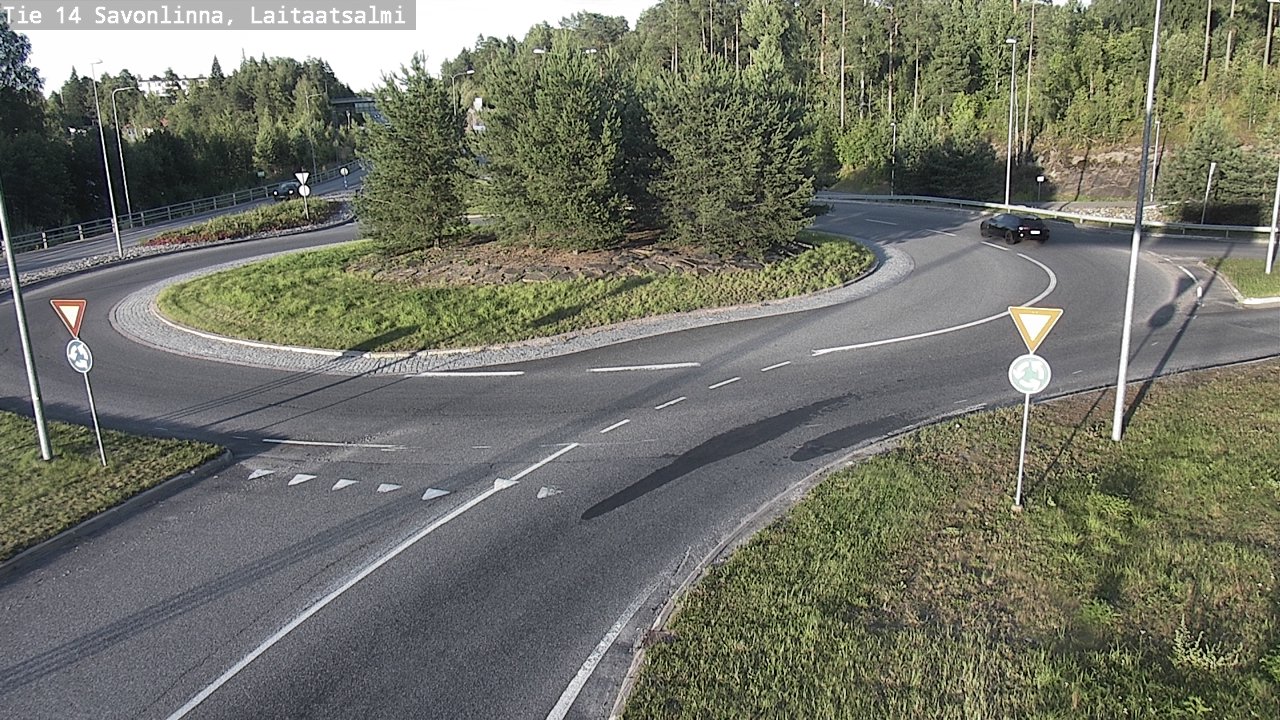 Weather Camera Image Väg 14 Nyslott, Laitaatsalmi, Savonlinna, Etelä-Savo