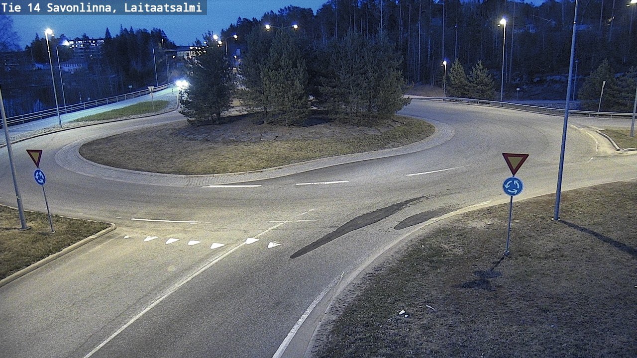 Weather Camera Image Väg 14 Nyslott, Laitaatsalmi, Savonlinna, Etelä-Savo