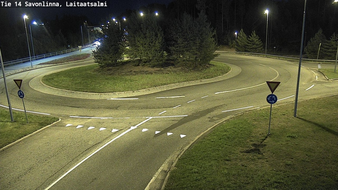 Weather Camera Image Road 14 Savonlinna, Laitaatsalmi, Savonlinna, Etelä-Savo