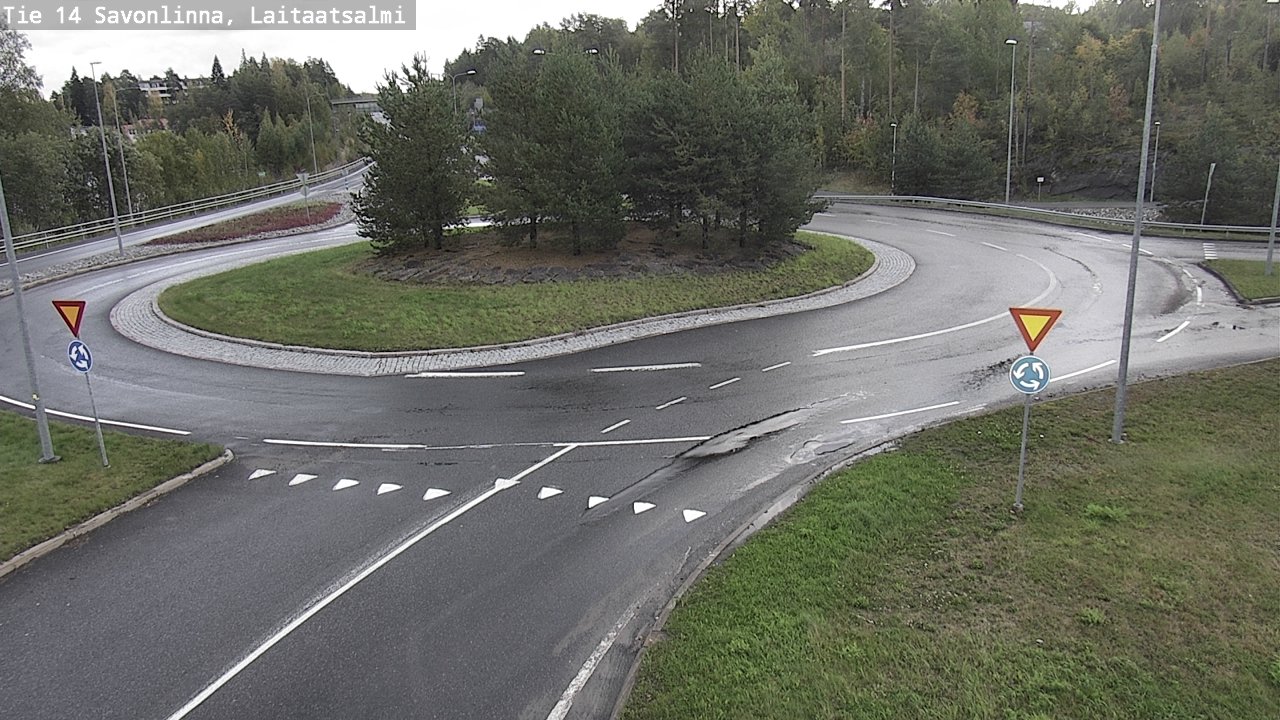 Weather Camera Image Road 14 Savonlinna, Laitaatsalmi, Savonlinna, Etelä-Savo