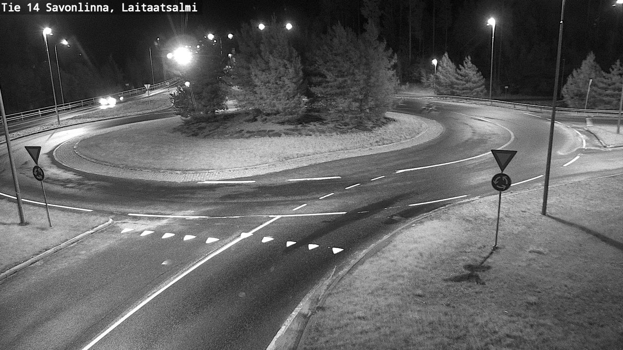 Weather Camera Image Road 14 Savonlinna, Laitaatsalmi, Savonlinna, Etelä-Savo