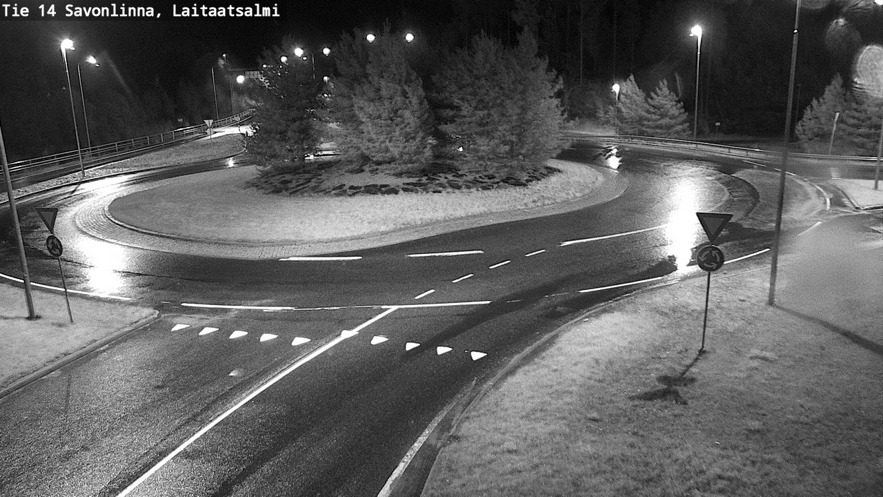 Weather Camera Image Road 14 Savonlinna, Laitaatsalmi, Savonlinna, Etelä-Savo