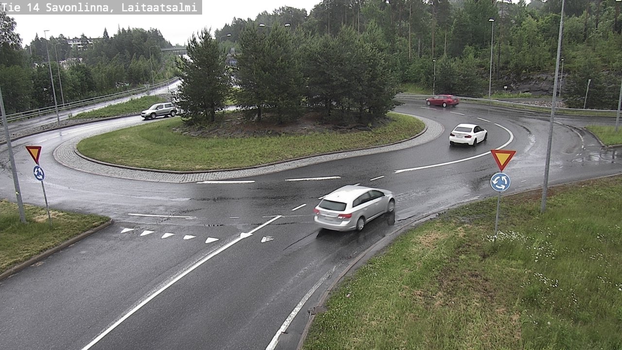 Weather Camera Image Väg 14 Nyslott, Laitaatsalmi, Savonlinna, Etelä-Savo