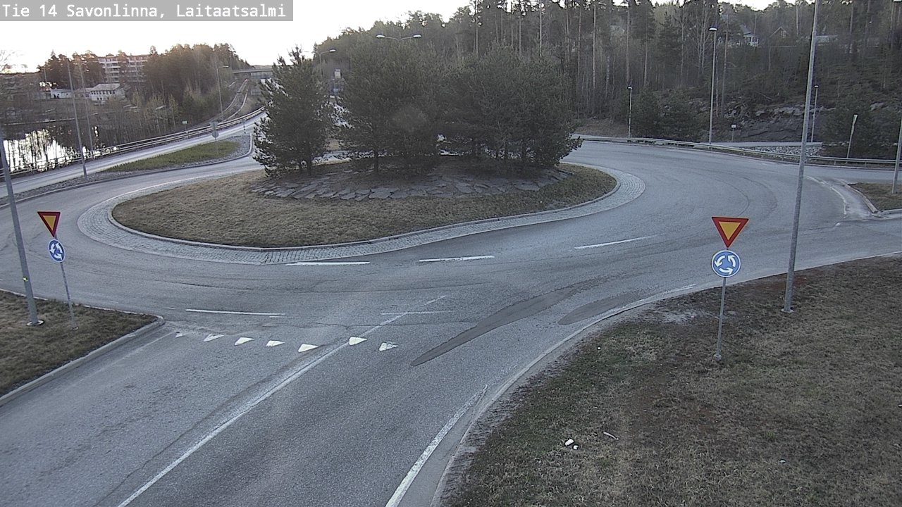 Weather Camera Image Road 14 Savonlinna, Laitaatsalmi, Savonlinna, Etelä-Savo