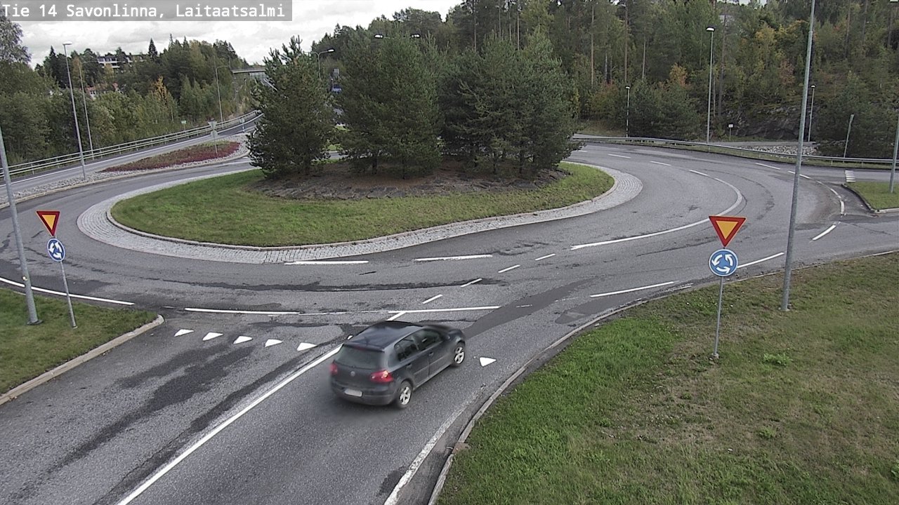 Weather Camera Image Road 14 Savonlinna, Laitaatsalmi, Savonlinna, Etelä-Savo