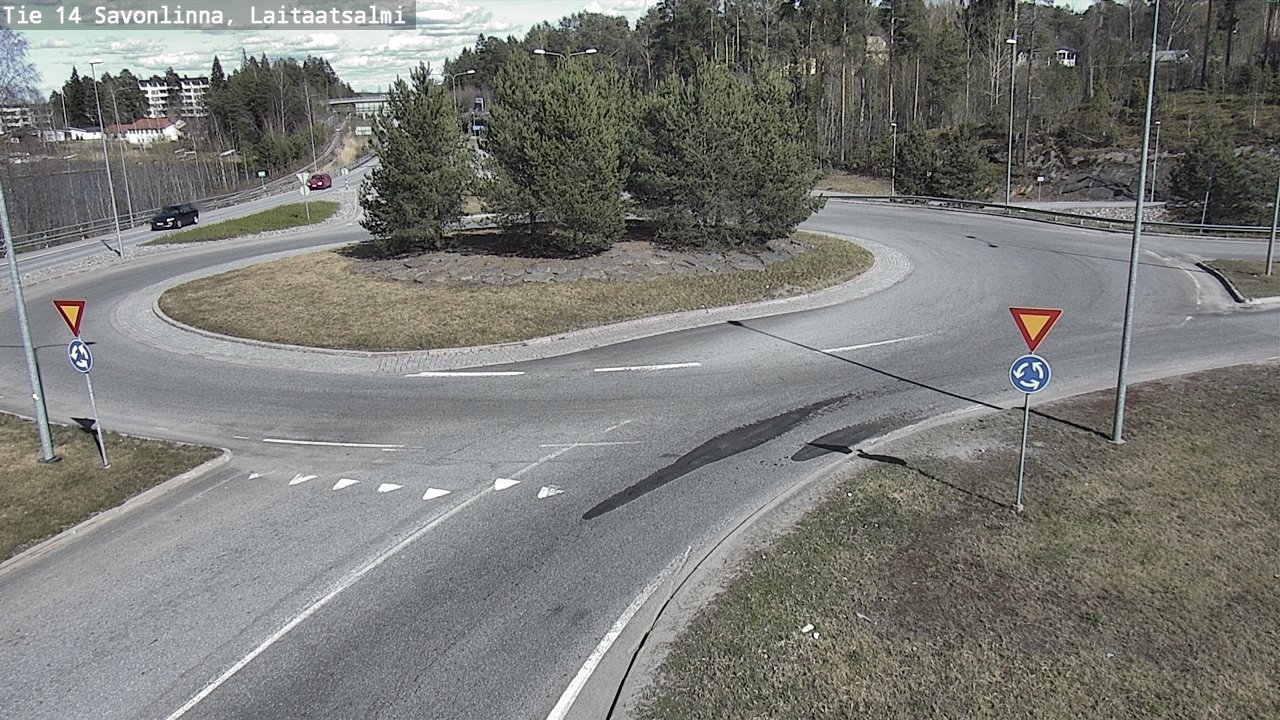 Weather Camera Image Väg 14 Nyslott, Laitaatsalmi, Savonlinna, Etelä-Savo