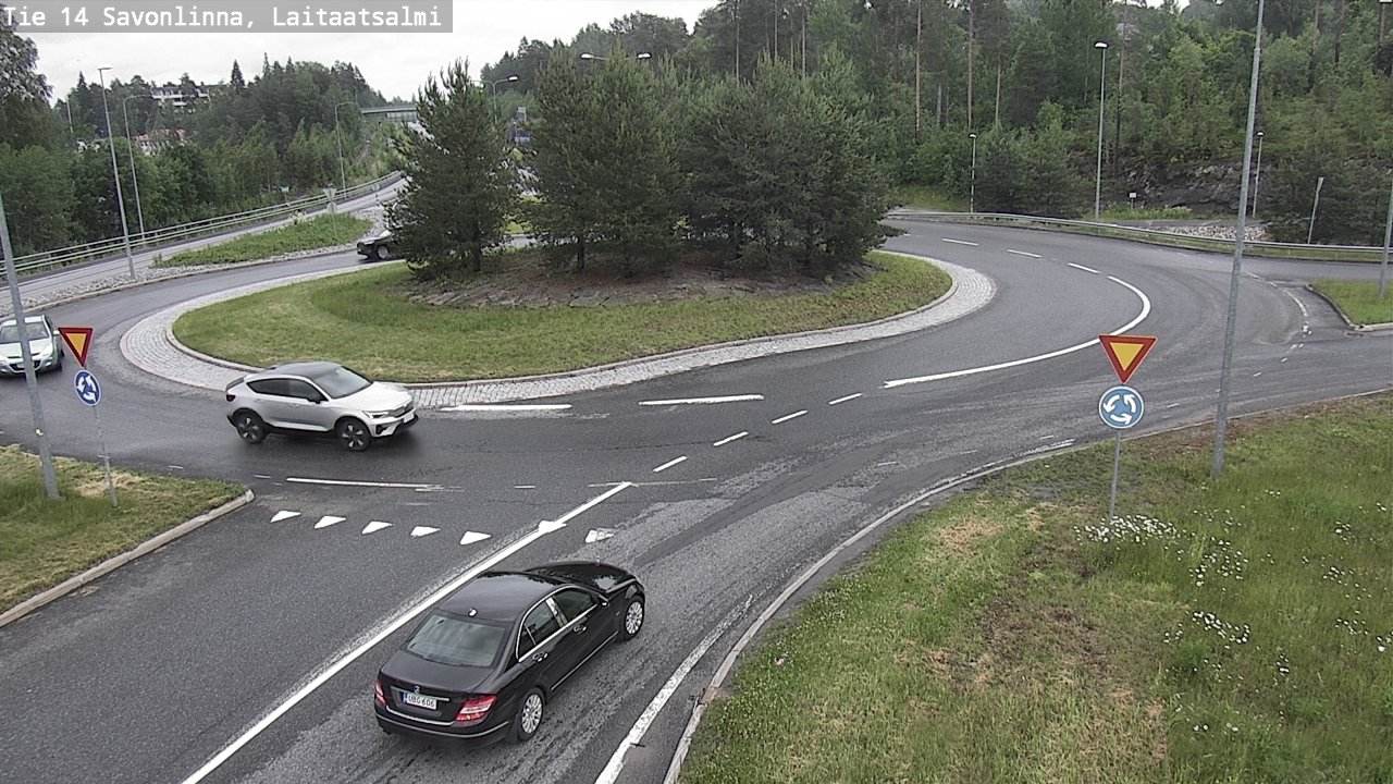 Weather Camera Image Road 14 Savonlinna, Laitaatsalmi, Savonlinna, Etelä-Savo