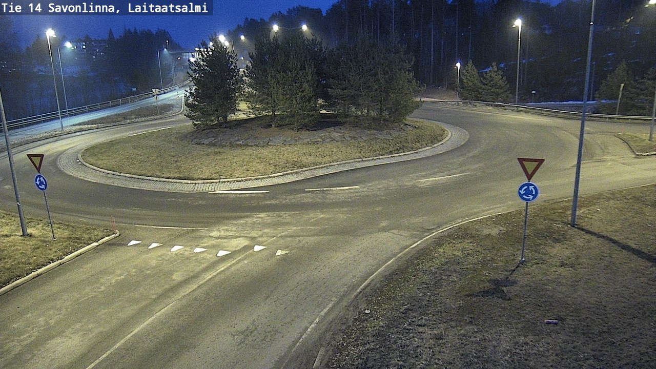 Weather Camera Image Väg 14 Nyslott, Laitaatsalmi, Savonlinna, Etelä-Savo