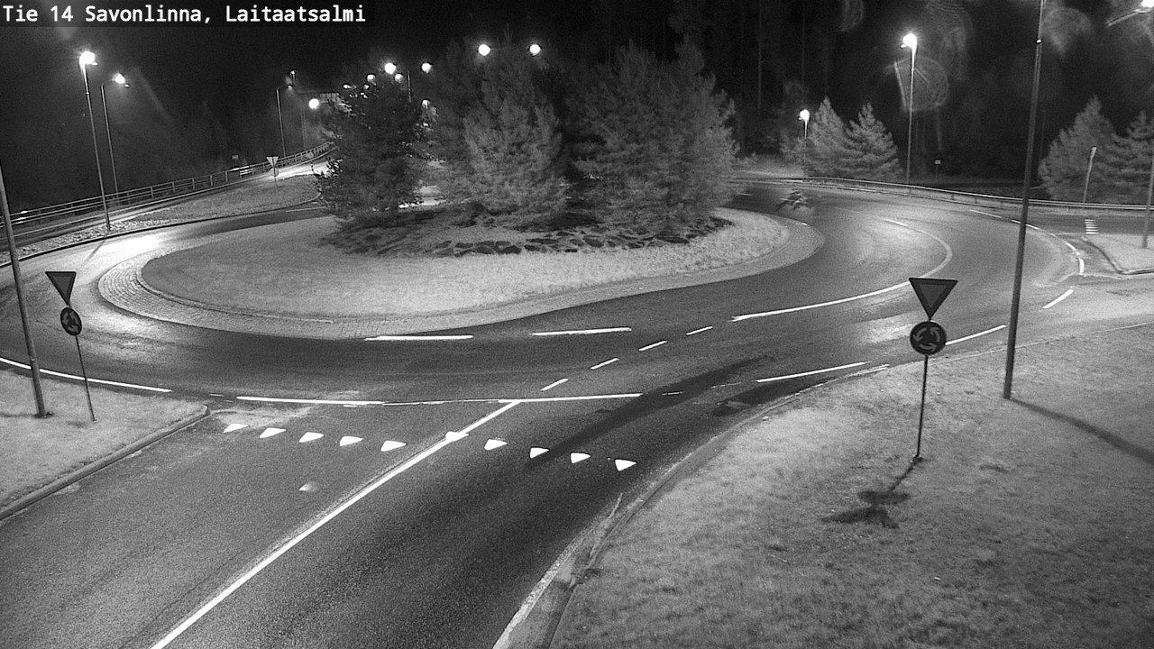 Weather Camera Image Road 14 Savonlinna, Laitaatsalmi, Savonlinna, Etelä-Savo