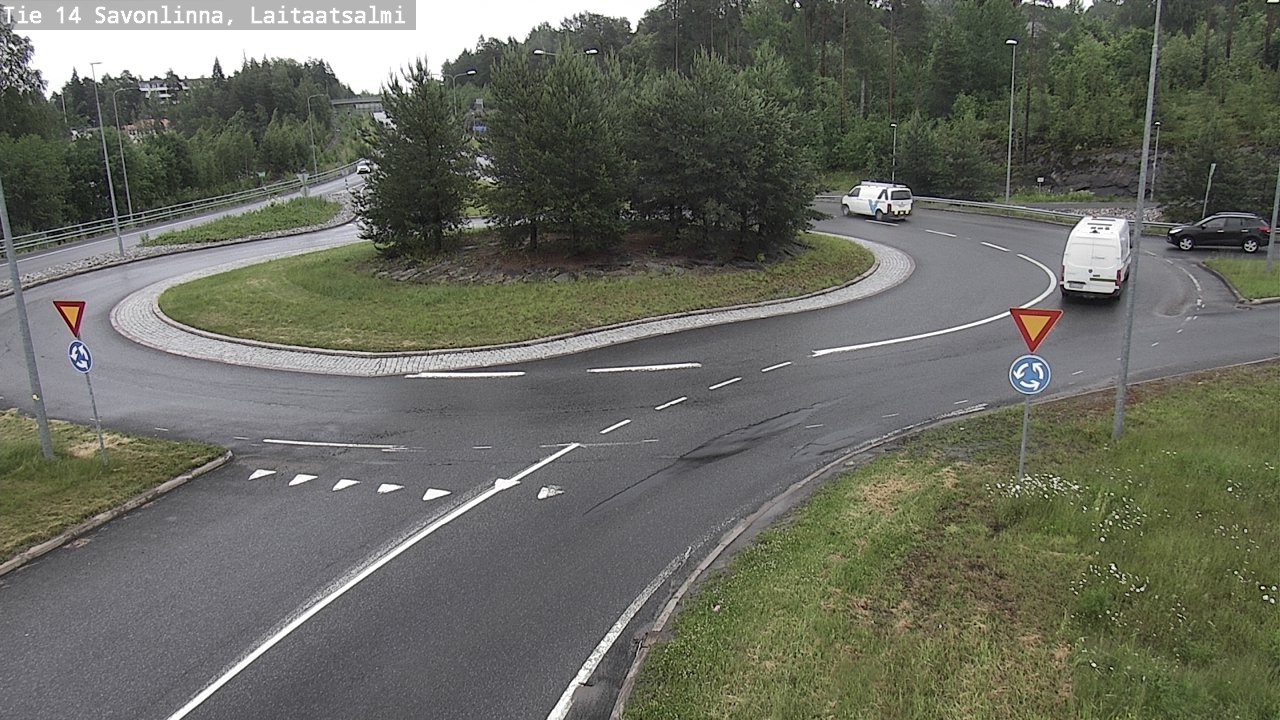 Weather Camera Image Road 14 Savonlinna, Laitaatsalmi, Savonlinna, Etelä-Savo