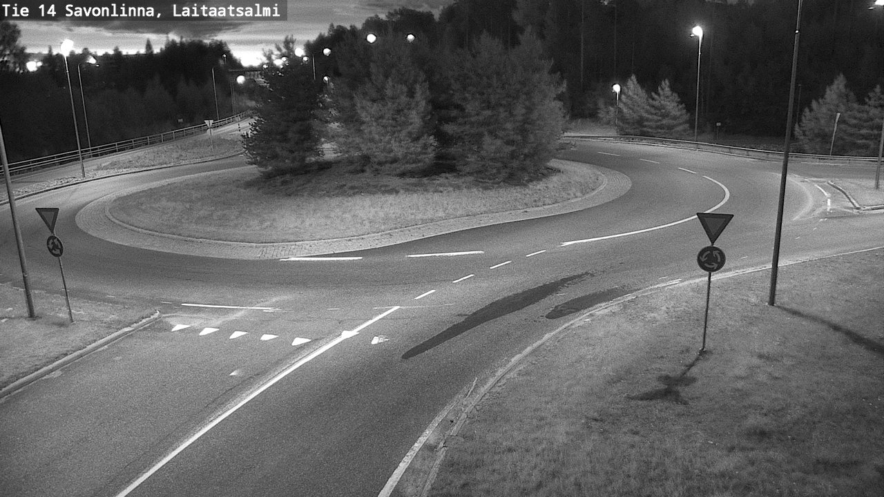Weather Camera Image Väg 14 Nyslott, Laitaatsalmi, Savonlinna, Etelä-Savo