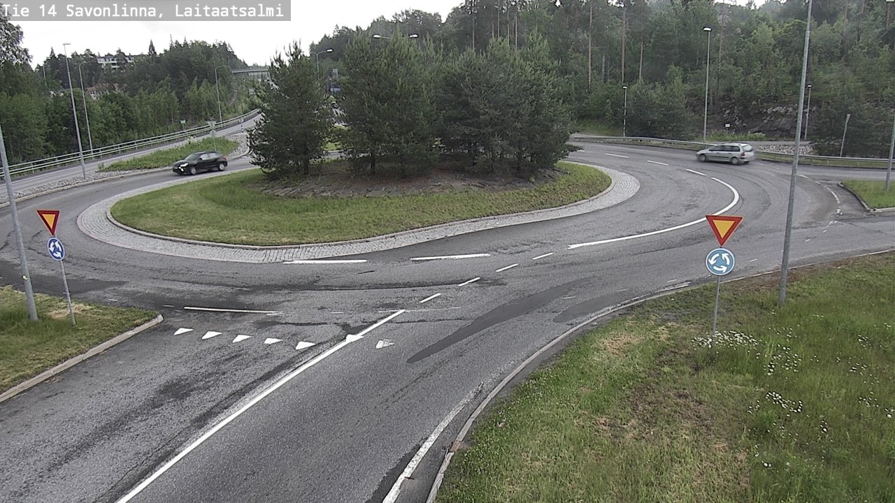 Weather Camera Image Väg 14 Nyslott, Laitaatsalmi, Savonlinna, Etelä-Savo