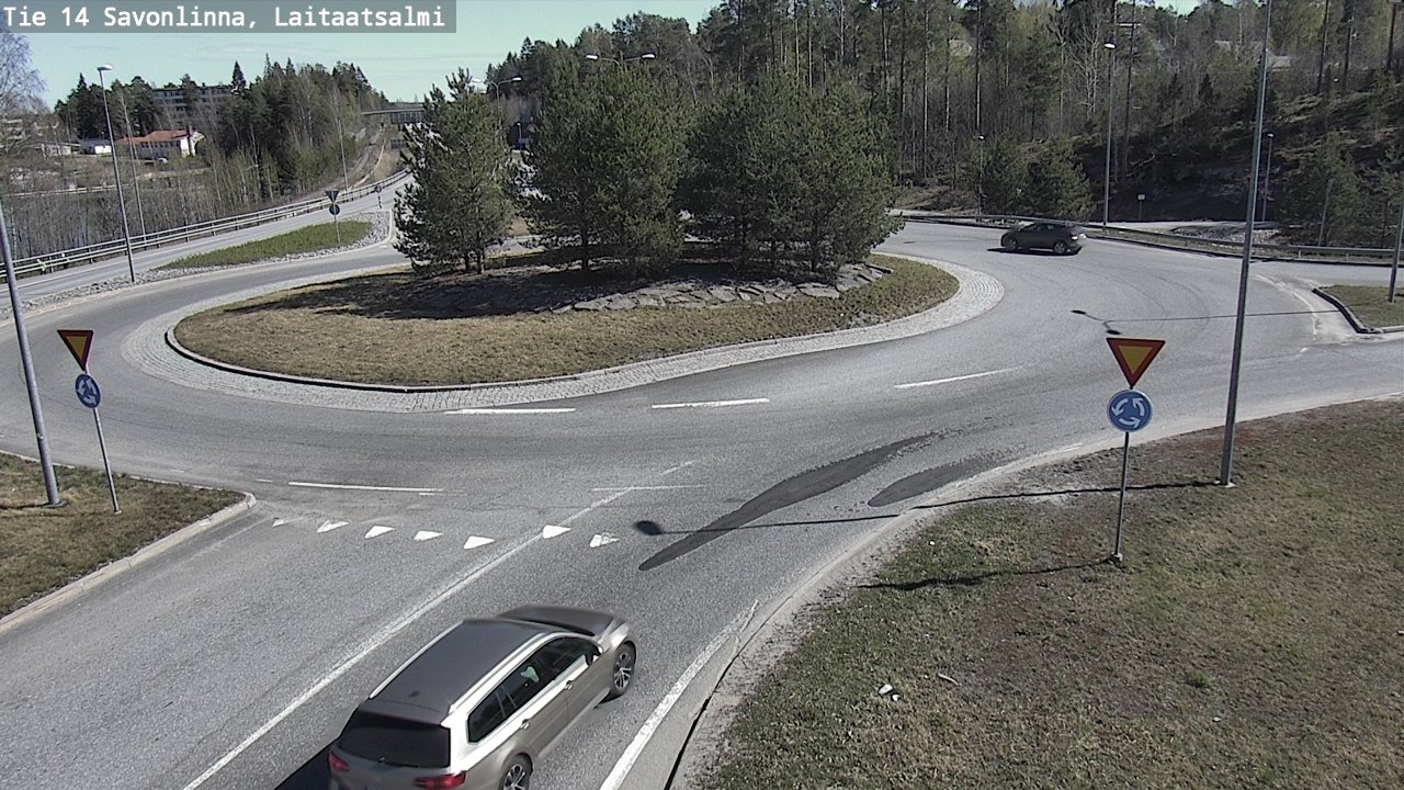 Weather Camera Image Road 14 Savonlinna, Laitaatsalmi, Savonlinna, Etelä-Savo