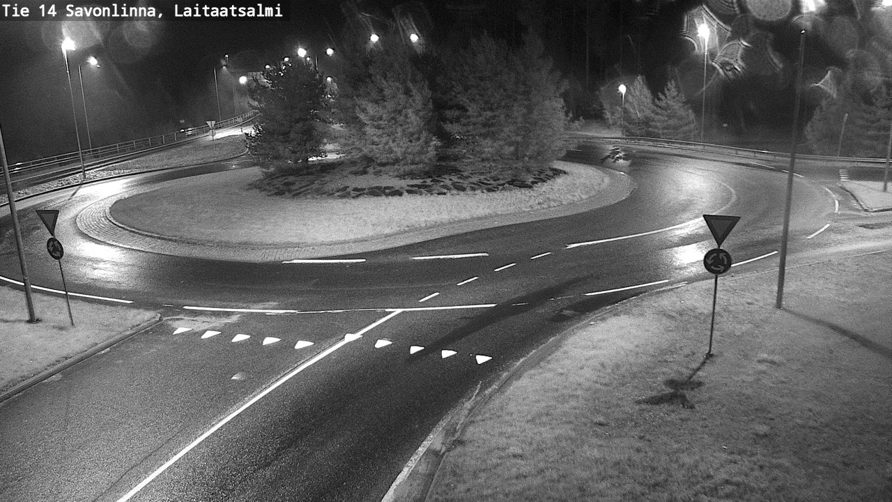 Weather Camera Image Road 14 Savonlinna, Laitaatsalmi, Savonlinna, Etelä-Savo