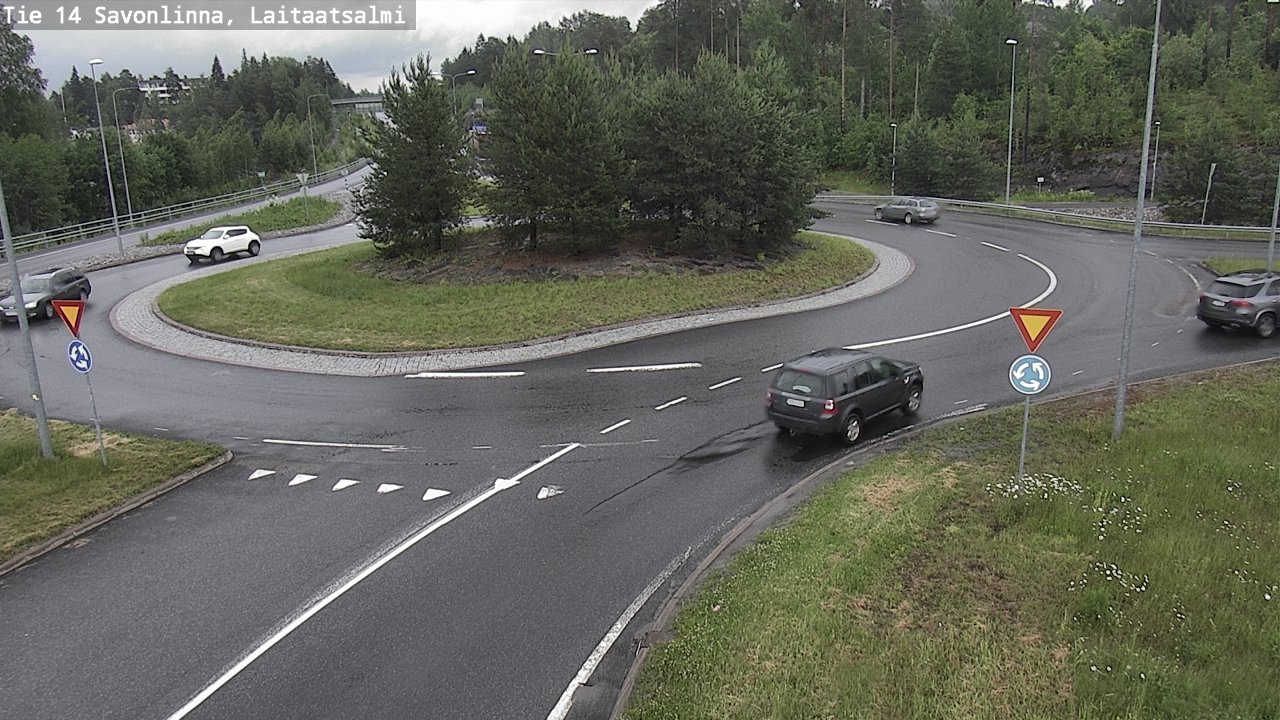 Weather Camera Image Road 14 Savonlinna, Laitaatsalmi, Savonlinna, Etelä-Savo