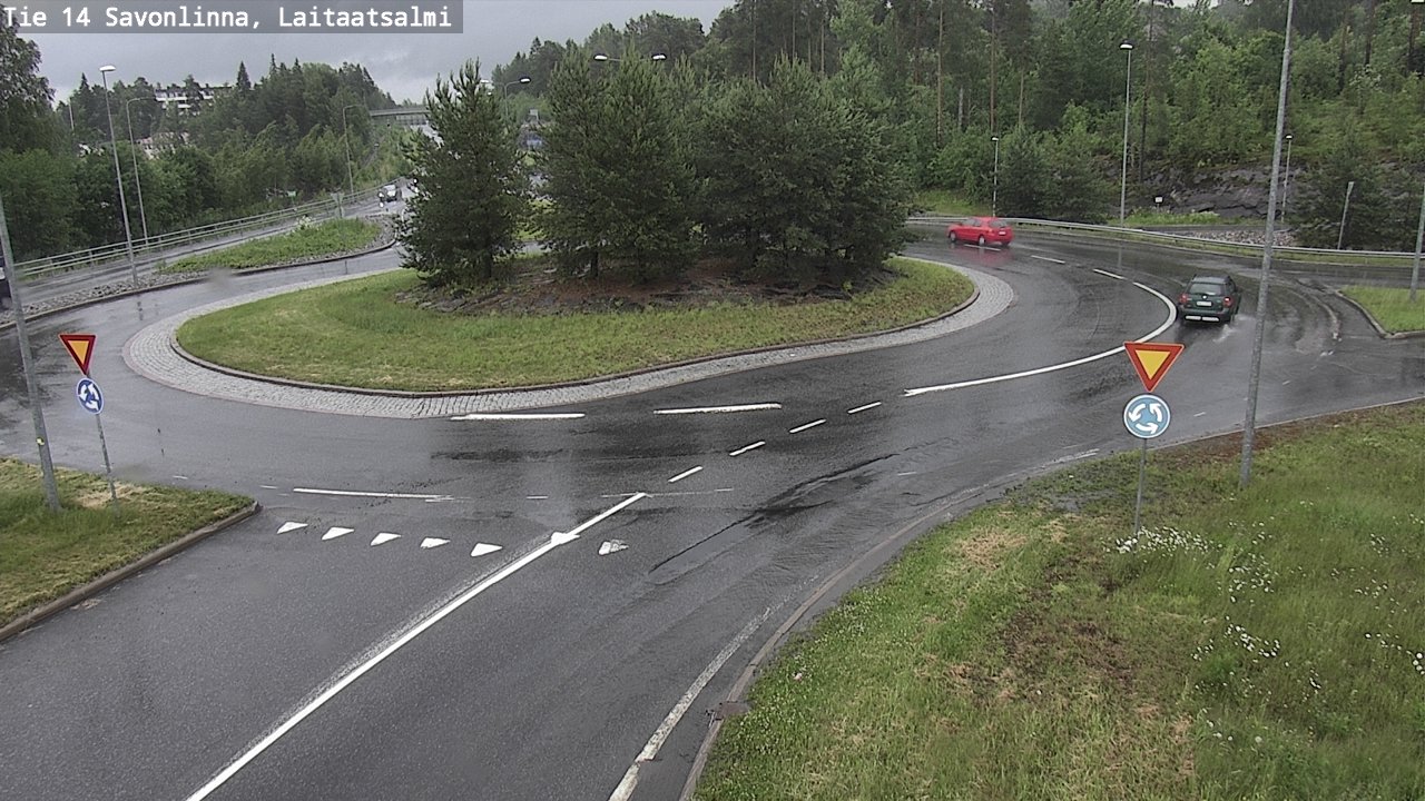 Weather Camera Image Väg 14 Nyslott, Laitaatsalmi, Savonlinna, Etelä-Savo