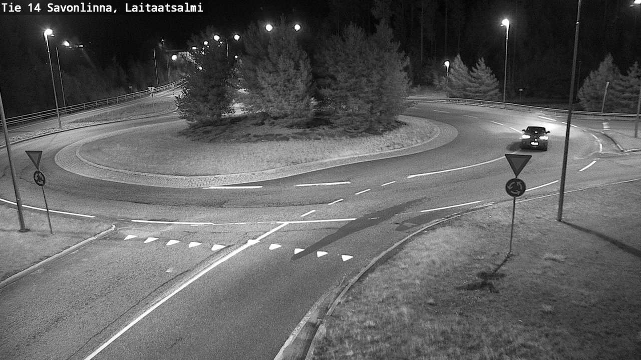 Weather Camera Image Road 14 Savonlinna, Laitaatsalmi, Savonlinna, Etelä-Savo
