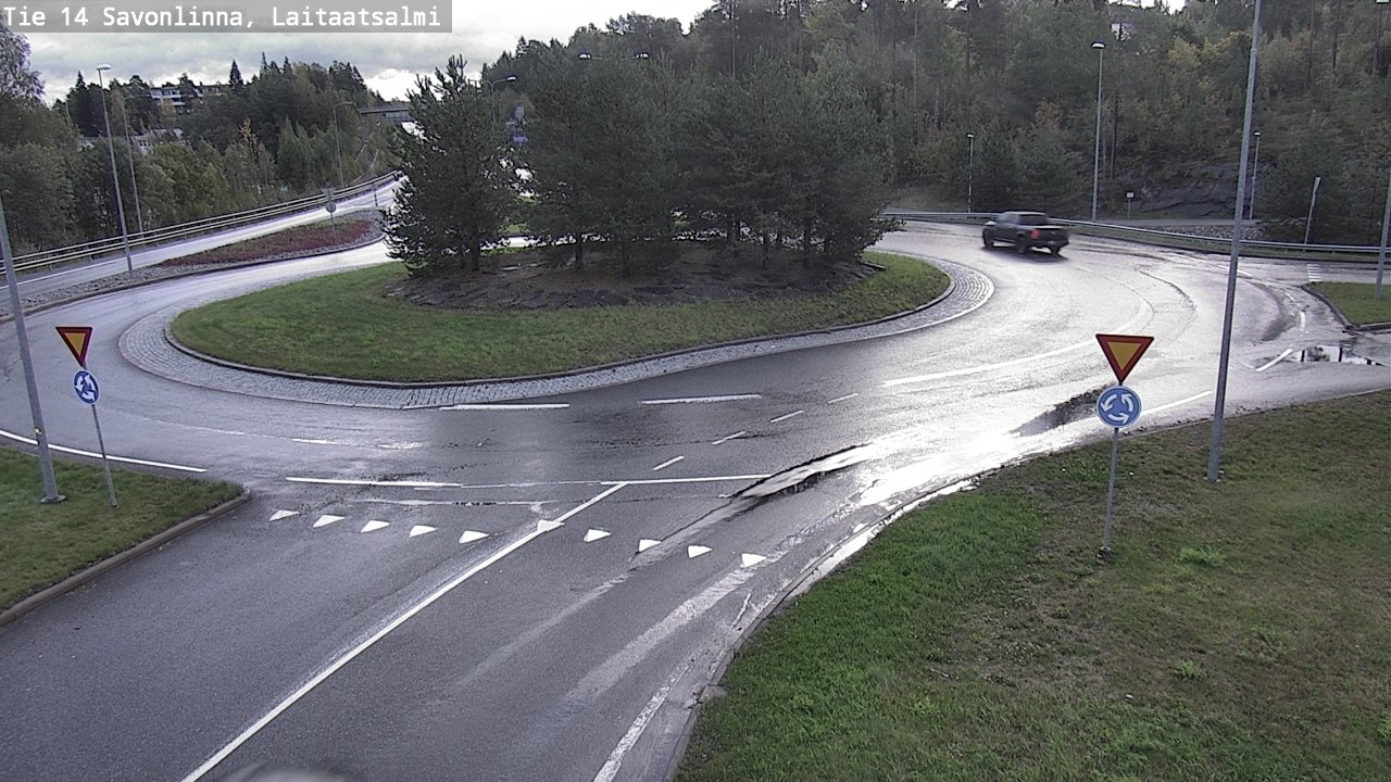 Weather Camera Image Road 14 Savonlinna, Laitaatsalmi, Savonlinna, Etelä-Savo