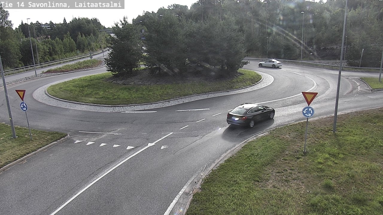 Weather Camera Image Road 14 Savonlinna, Laitaatsalmi, Savonlinna, Etelä-Savo
