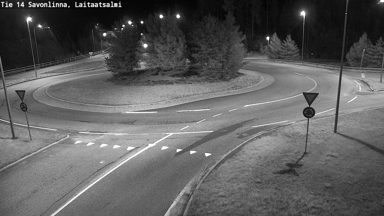 Weather Camera Image Road 14 Savonlinna, Laitaatsalmi, Savonlinna, Etelä-Savo