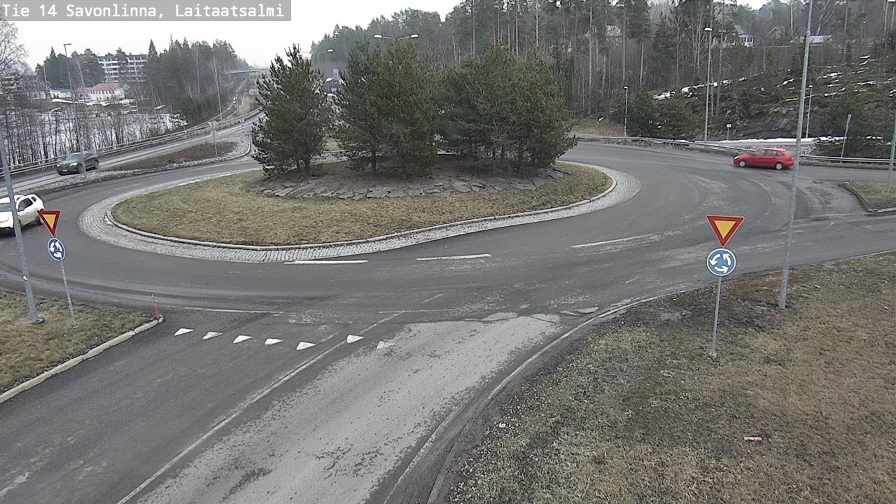Weather Camera Image Road 14 Savonlinna, Laitaatsalmi, Savonlinna, Etelä-Savo