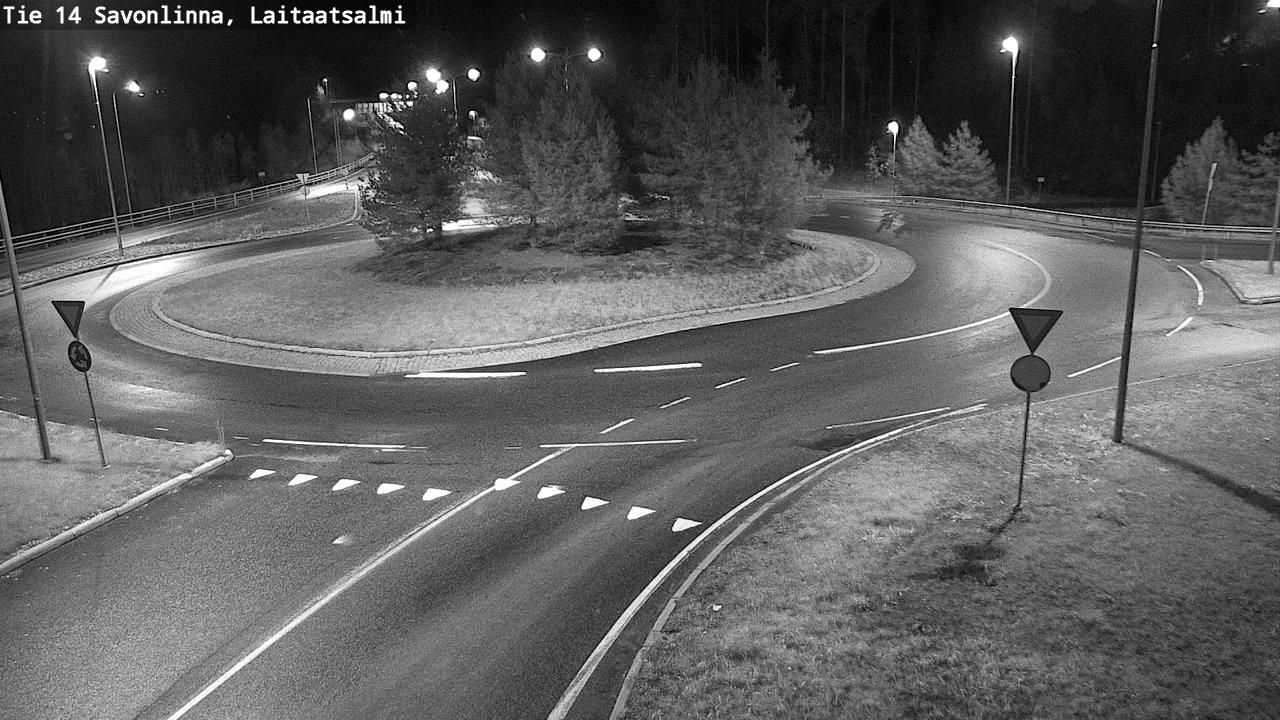 Weather Camera Image Road 14 Savonlinna, Laitaatsalmi, Savonlinna, Etelä-Savo