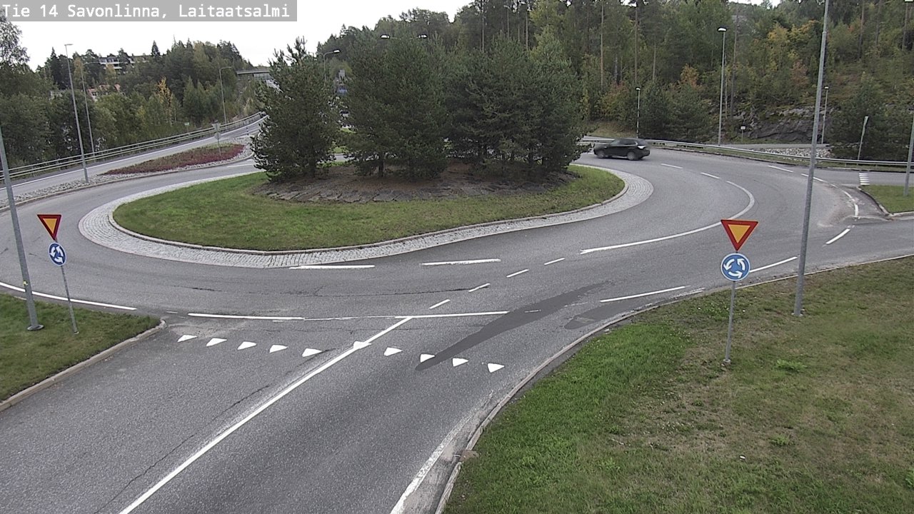 Weather Camera Image Road 14 Savonlinna, Laitaatsalmi, Savonlinna, Etelä-Savo