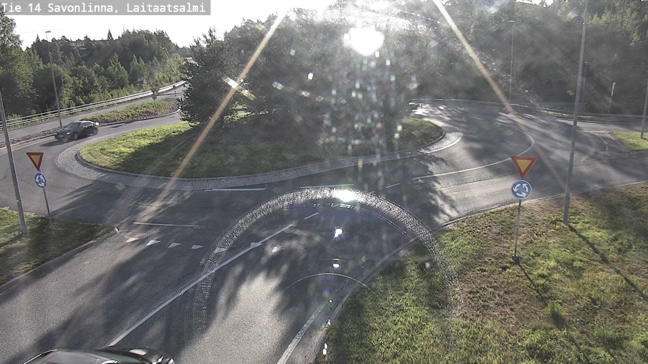 Weather Camera Image Väg 14 Nyslott, Laitaatsalmi, Savonlinna, Etelä-Savo
