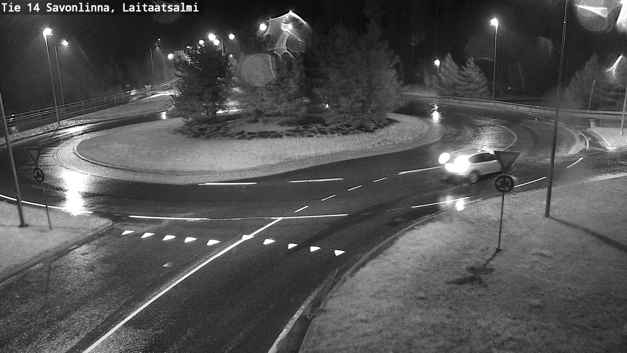 Weather Camera Image Road 14 Savonlinna, Laitaatsalmi, Savonlinna, Etelä-Savo