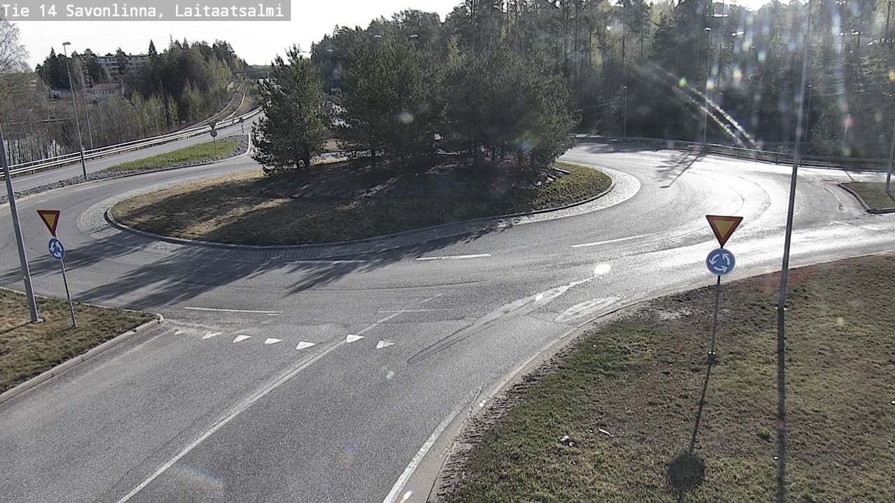 Weather Camera Image Road 14 Savonlinna, Laitaatsalmi, Savonlinna, Etelä-Savo