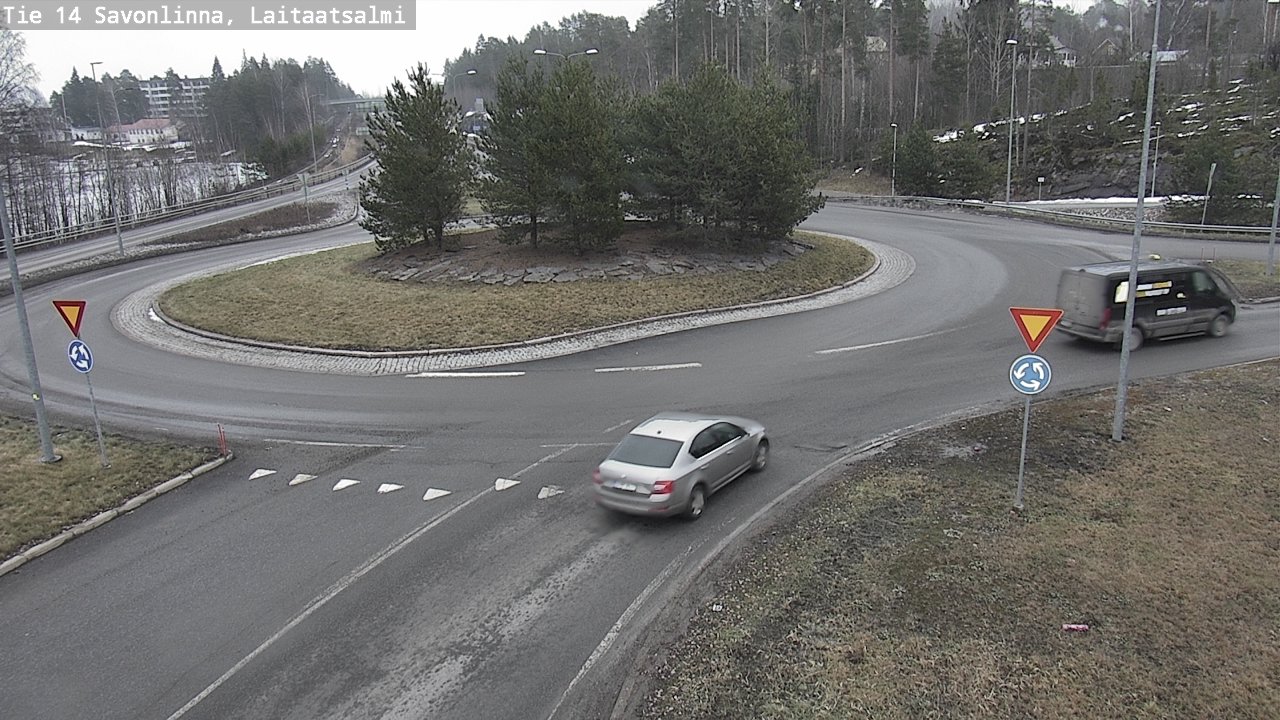 Weather Camera Image Road 14 Savonlinna, Laitaatsalmi, Savonlinna, Etelä-Savo