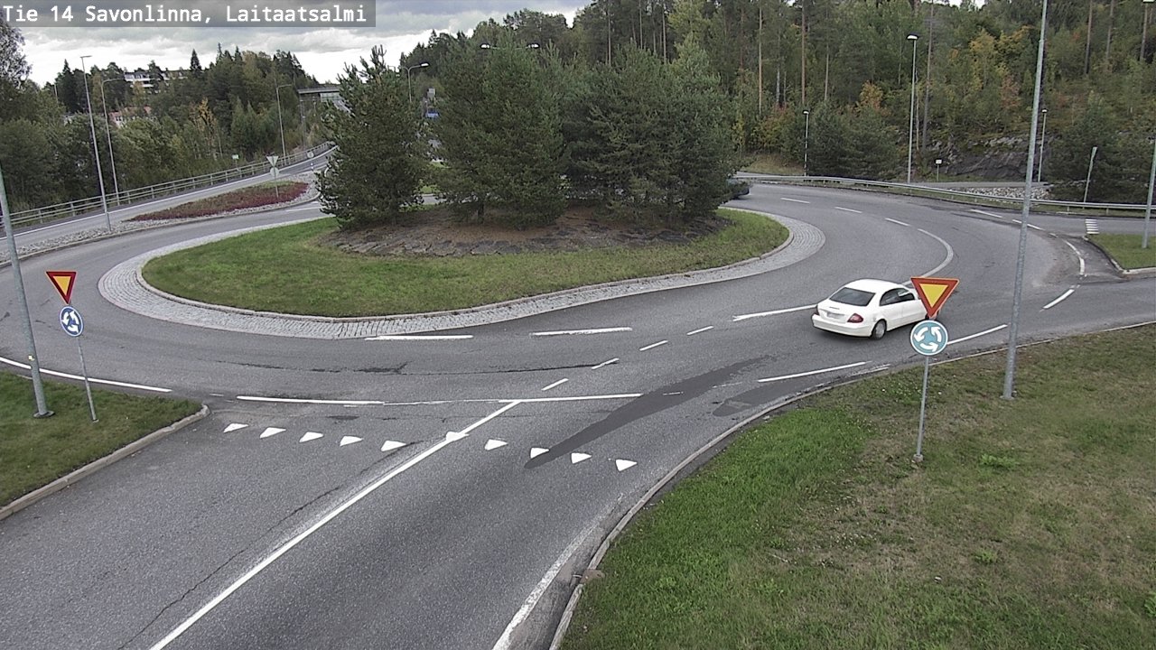 Weather Camera Image Road 14 Savonlinna, Laitaatsalmi, Savonlinna, Etelä-Savo