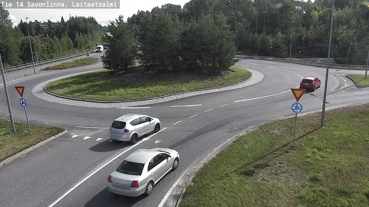 Weather Camera Image Väg 14 Nyslott, Laitaatsalmi, Savonlinna, Etelä-Savo
