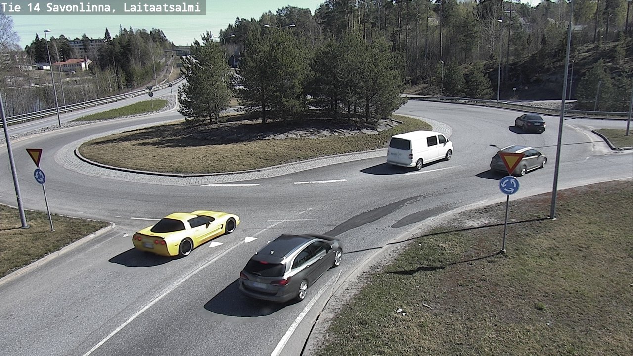 Weather Camera Image Road 14 Savonlinna, Laitaatsalmi, Savonlinna, Etelä-Savo