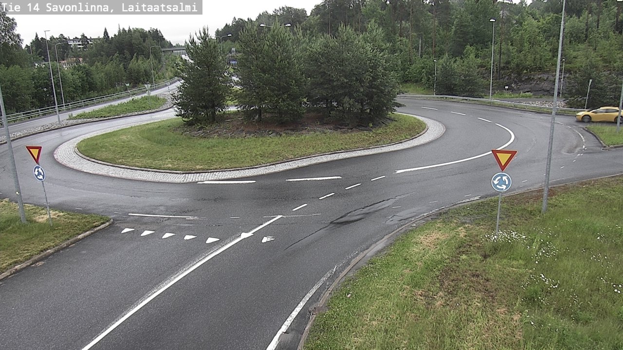 Weather Camera Image Road 14 Savonlinna, Laitaatsalmi, Savonlinna, Etelä-Savo