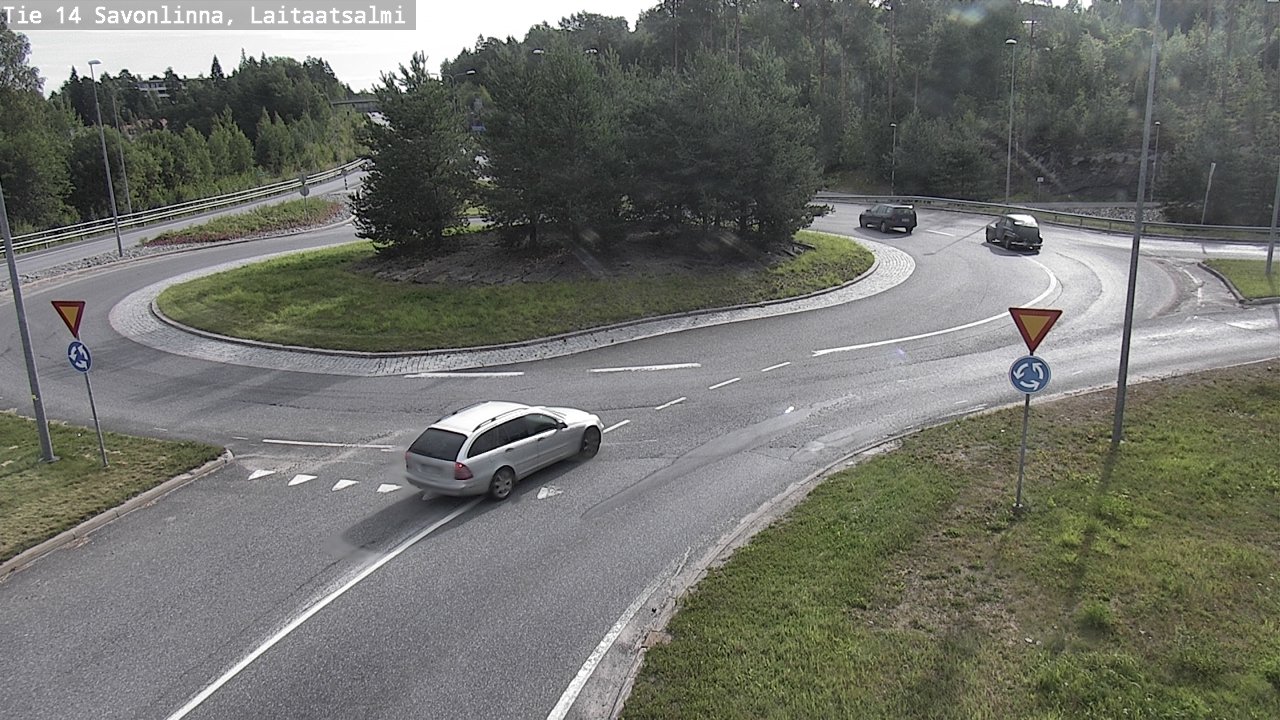 Weather Camera Image Road 14 Savonlinna, Laitaatsalmi, Savonlinna, Etelä-Savo