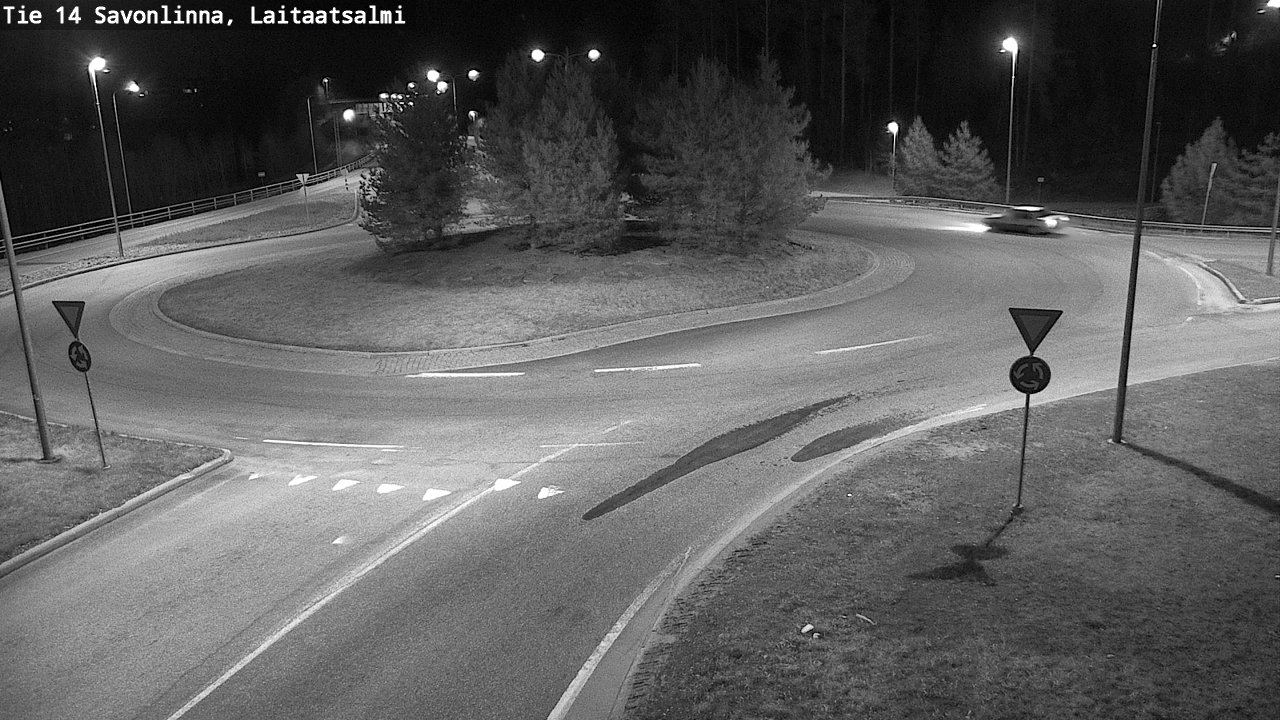 Weather Camera Image Väg 14 Nyslott, Laitaatsalmi, Savonlinna, Etelä-Savo