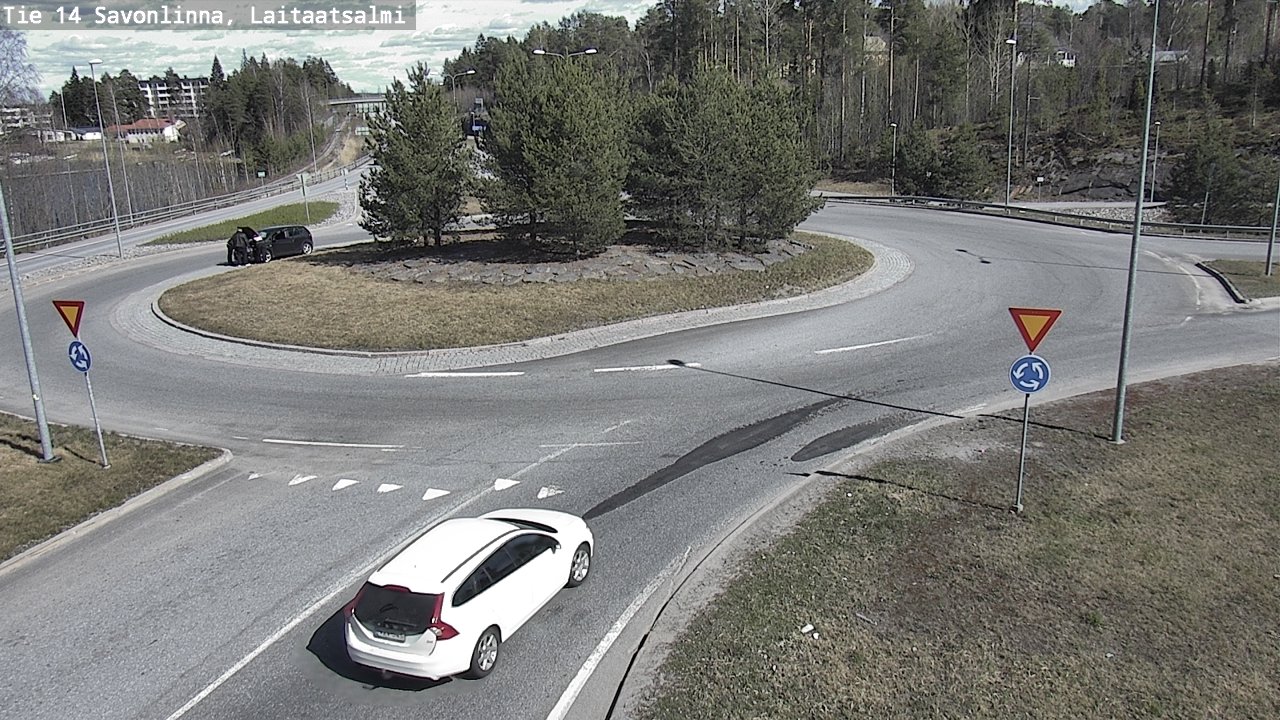 Weather Camera Image Väg 14 Nyslott, Laitaatsalmi, Savonlinna, Etelä-Savo