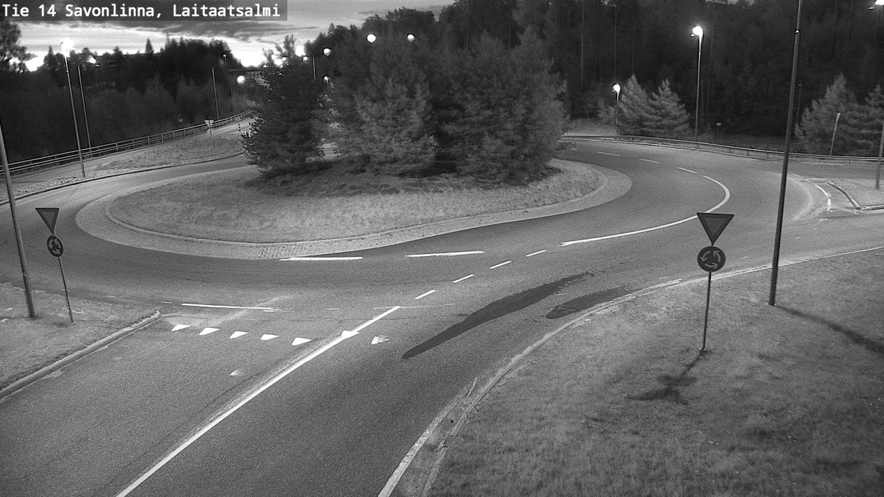 Weather Camera Image Väg 14 Nyslott, Laitaatsalmi, Savonlinna, Etelä-Savo
