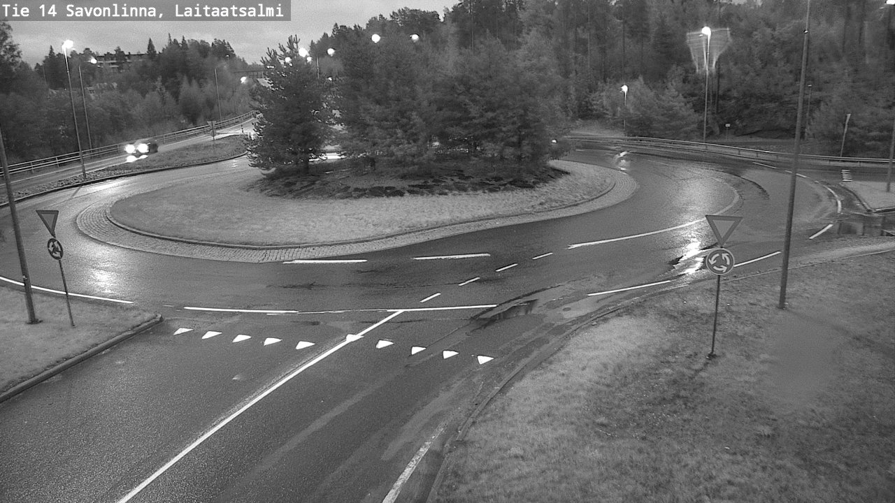 Weather Camera Image Road 14 Savonlinna, Laitaatsalmi, Savonlinna, Etelä-Savo